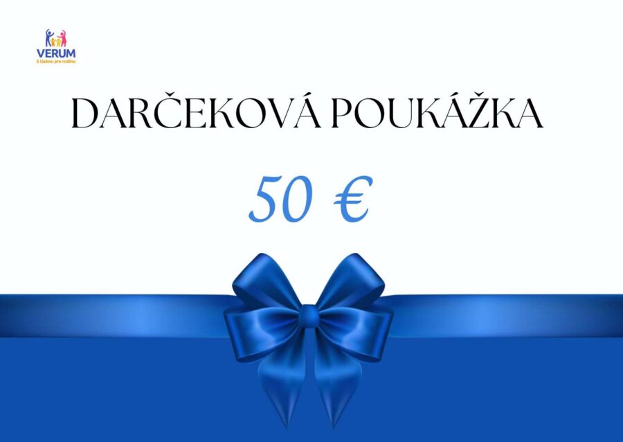 Darčeková poukážka - 50 EUR